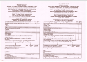 IMAGE FORMULAIRE FICHE DE RENSEIGNEMENT SANITAIRE